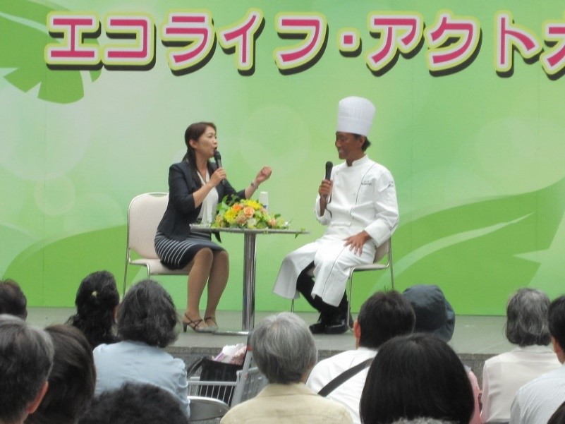 茂出木氏によるトークショー